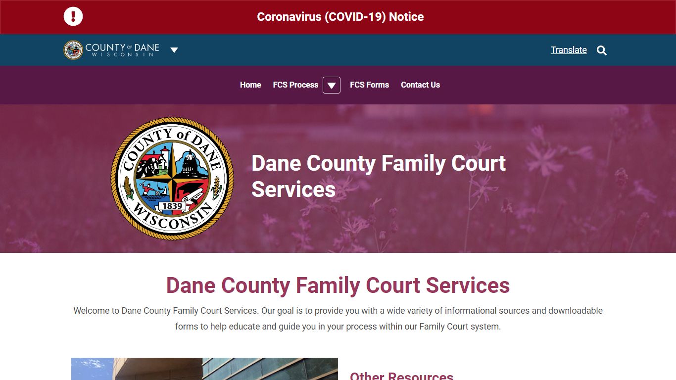Dane County, Wisconsin - Coronavirus (COVID-19) Notice